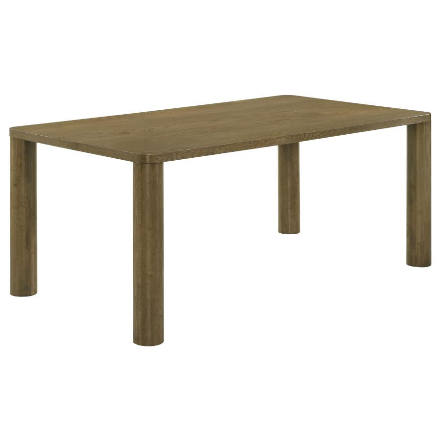 Castlewood 7-piece 71-inch Rectangular Dining Set Brown Oak-3