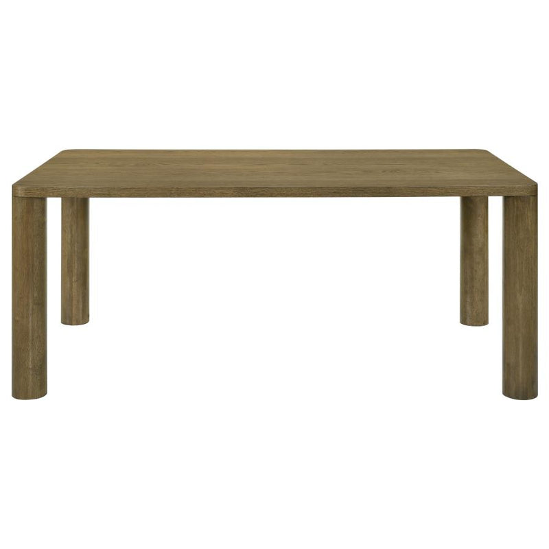 Castlewood 7-piece 71-inch Rectangular Dining Set Brown Oak-zoom-