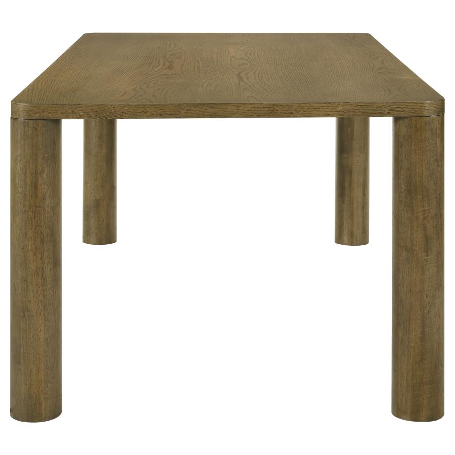 Castlewood 7-piece 71-inch Rectangular Dining Set Brown Oak-5