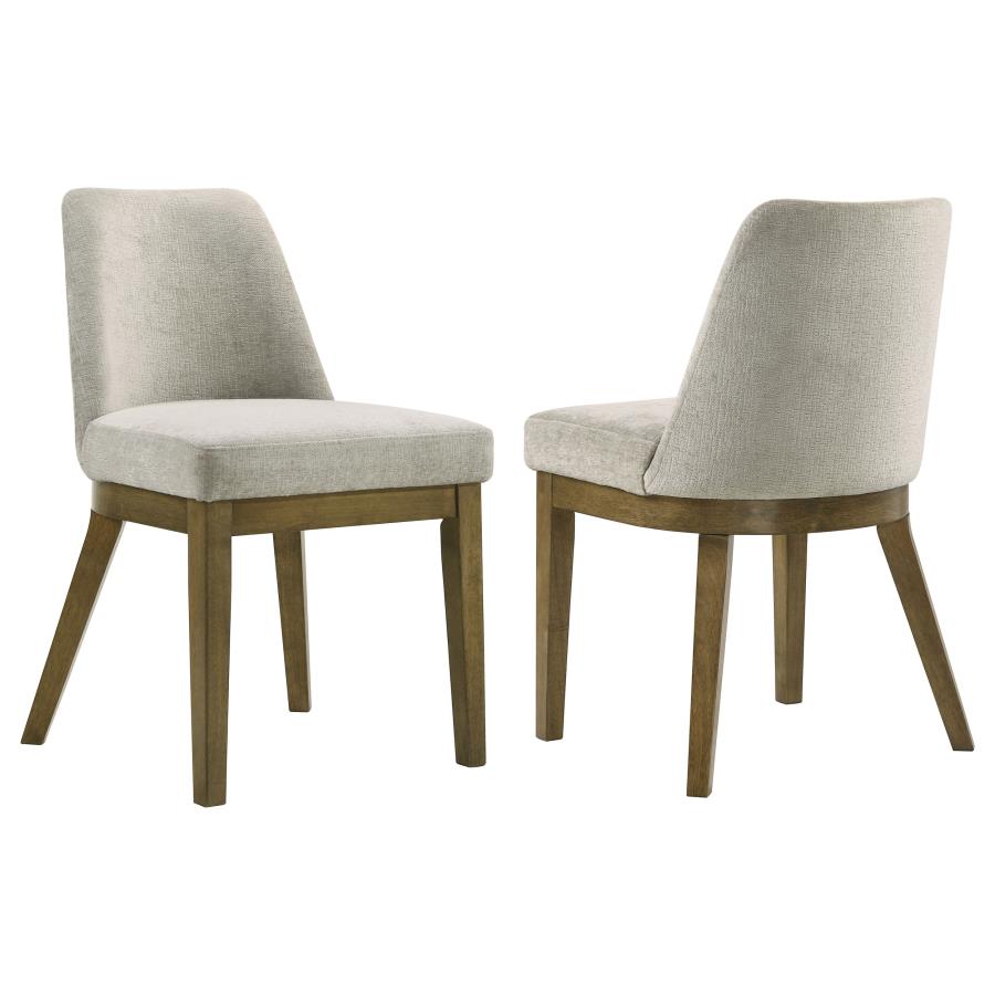 Castlewood Upholstered Side Chair Light Tan (Set of 2)-zoom-1