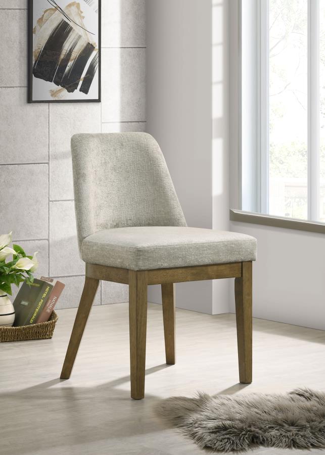 Castlewood Upholstered Side Chair Light Tan (Set of 2)-zoom-