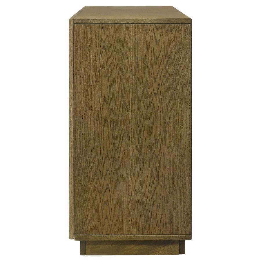 Castlewood 71-inch Dining Sideboard Buffet Server Brown Oak-zoom-6