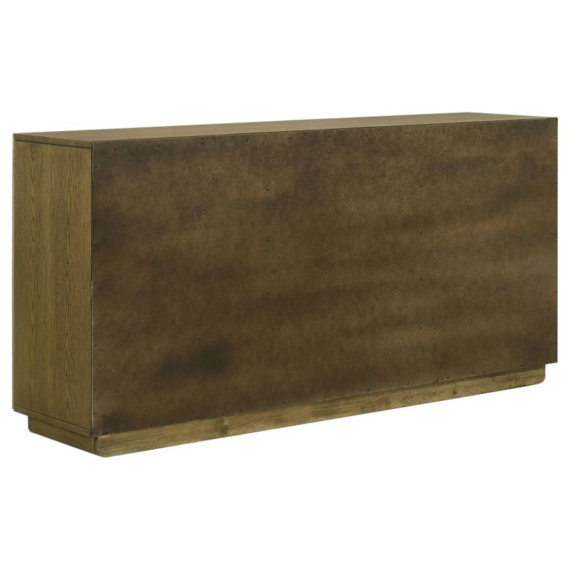 Castlewood 71-inch Dining Sideboard Buffet Server Brown Oak-zoom-