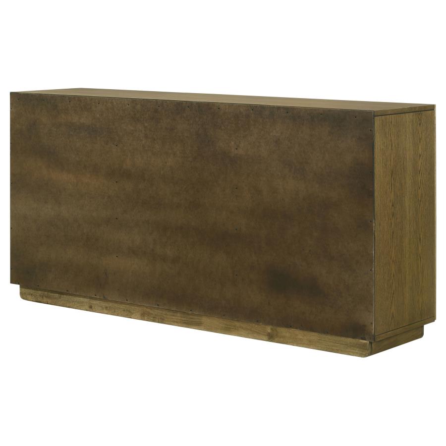 Castlewood 71-inch Dining Sideboard Buffet Server Brown Oak-zoom-9
