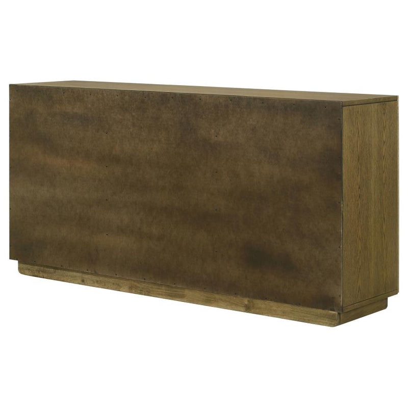 Castlewood 71-inch Dining Sideboard Buffet Server Brown Oak-zoom-