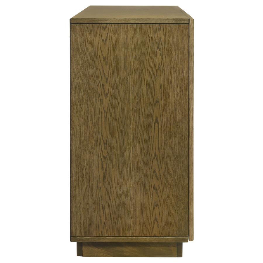 Castlewood 71-inch Dining Sideboard Buffet Server Brown Oak-zoom-10