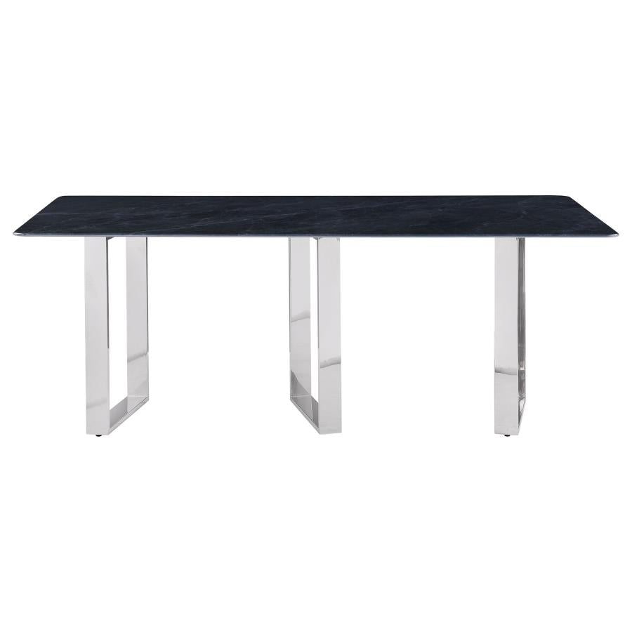 Desden 79-inch Rectangular Sintered Stone Dining Table Grey-3