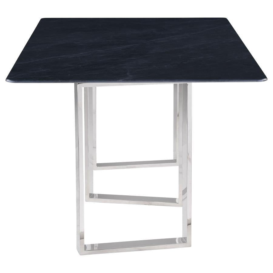 Desden 79-inch Rectangular Sintered Stone Dining Table Grey-zoom-5