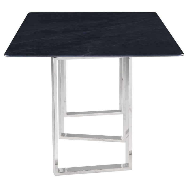 Desden 79-inch Rectangular Sintered Stone Dining Table Grey-zoom-