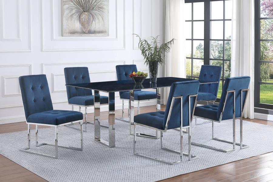 Desden 79-inch Rectangular Sintered Stone Dining Table Grey-zoom-10