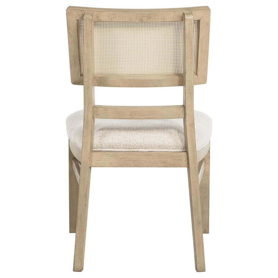 Kailani Rattan Cane Dining Side Chair Beige Oak (Set of 2)-zoom-8