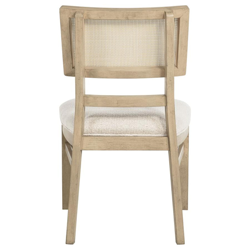 Kailani Rattan Cane Dining Side Chair Beige Oak (Set of 2)-zoom-