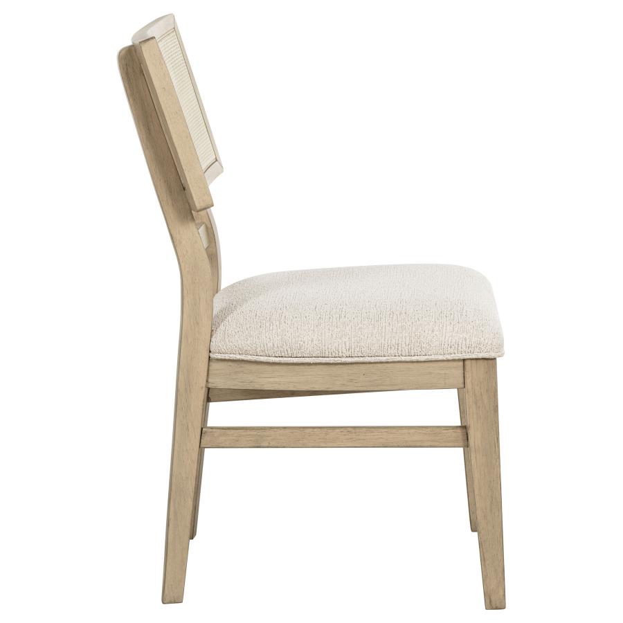 Kailani Rattan Cane Dining Side Chair Beige Oak (Set of 2)-zoom-10