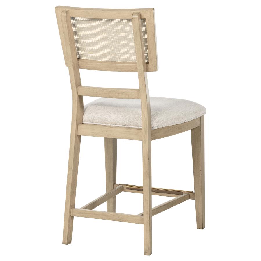 Kailani Rattan Cane Counter Side Chair Beige Oak (Set of 2)-zoom-9
