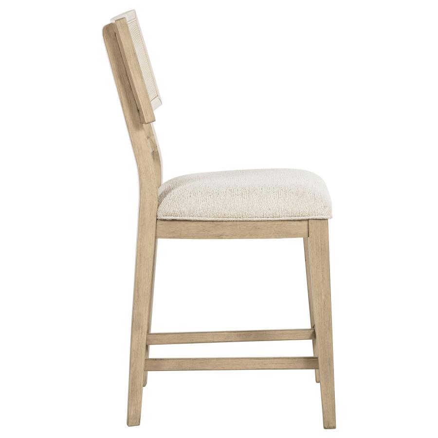 Kailani Rattan Cane Counter Side Chair Beige Oak (Set of 2)-zoom-10