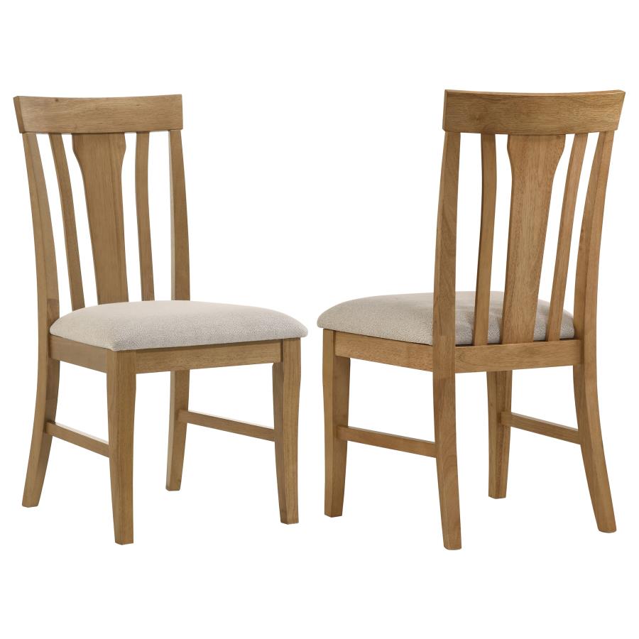 Hartville Dining Side Chair Natural Light Brown (Set of 2)-1