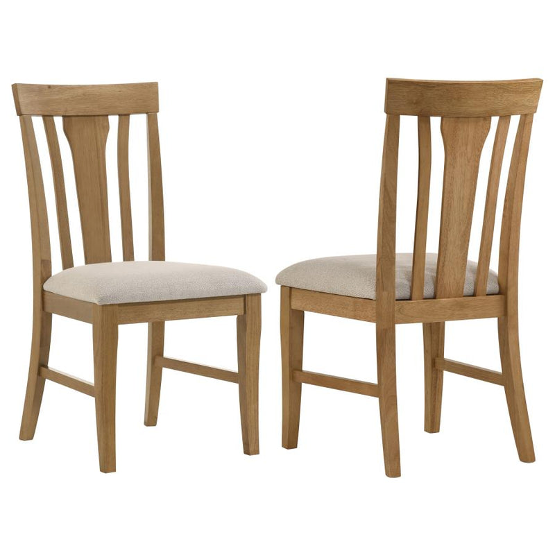 Hartville Dining Side Chair Natural Light Brown (Set of 2)-zoom-