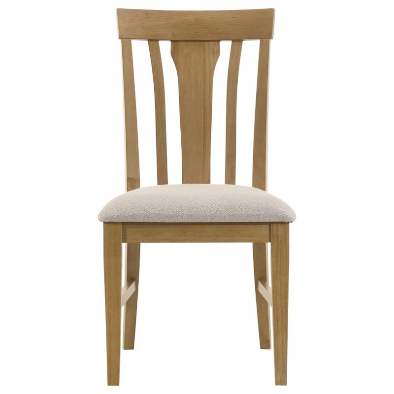 Hartville Dining Side Chair Natural Light Brown (Set of 2)-zoom-