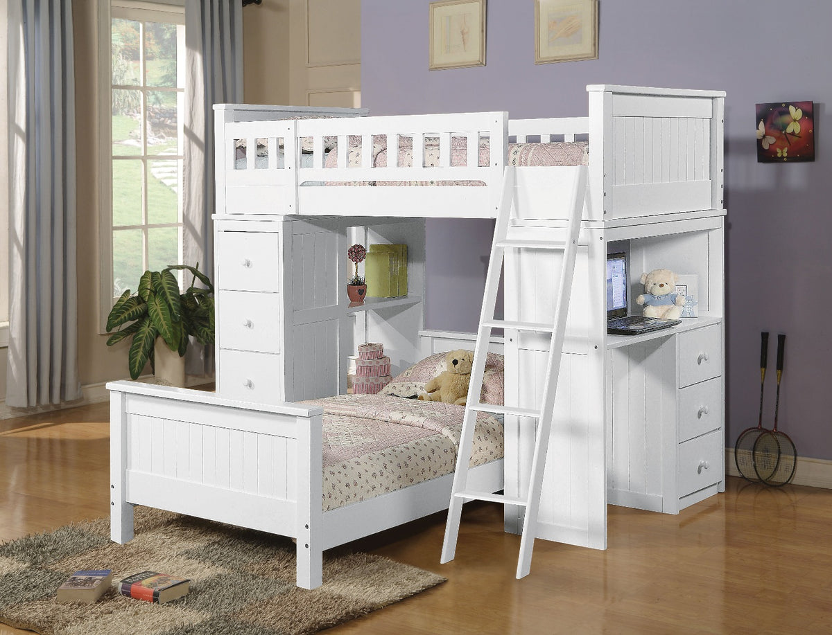 ACME Willoughby Loft Bed – front view – Lusso Furniture Miami