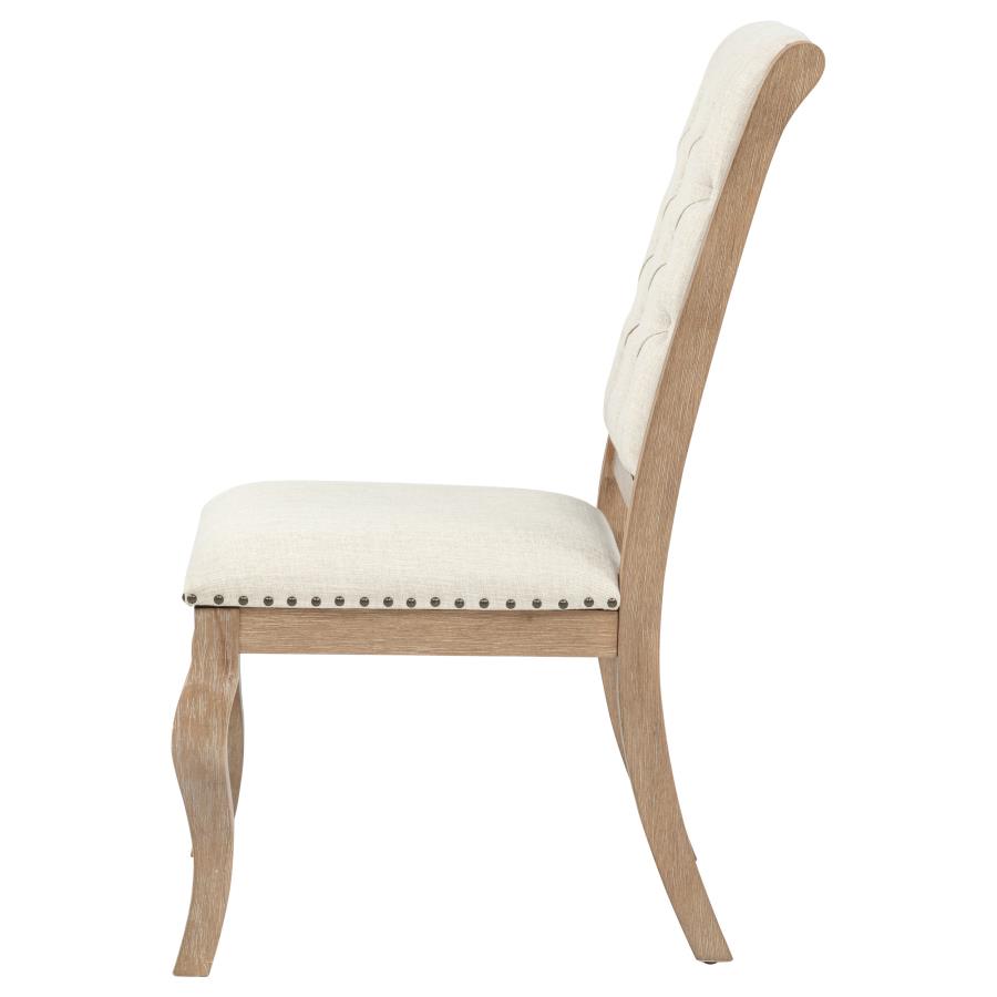 Brockway Upholstered Dining Chair Barley Brown (Set of 2)-6
