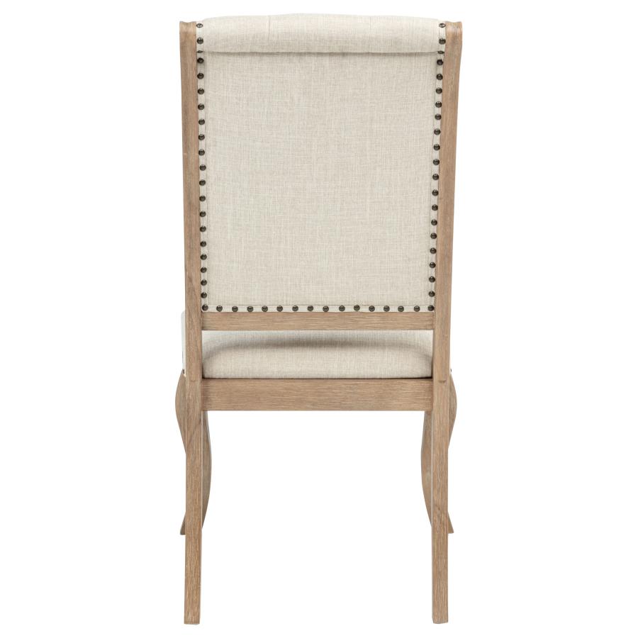 Brockway Upholstered Dining Chair Barley Brown (Set of 2)-8