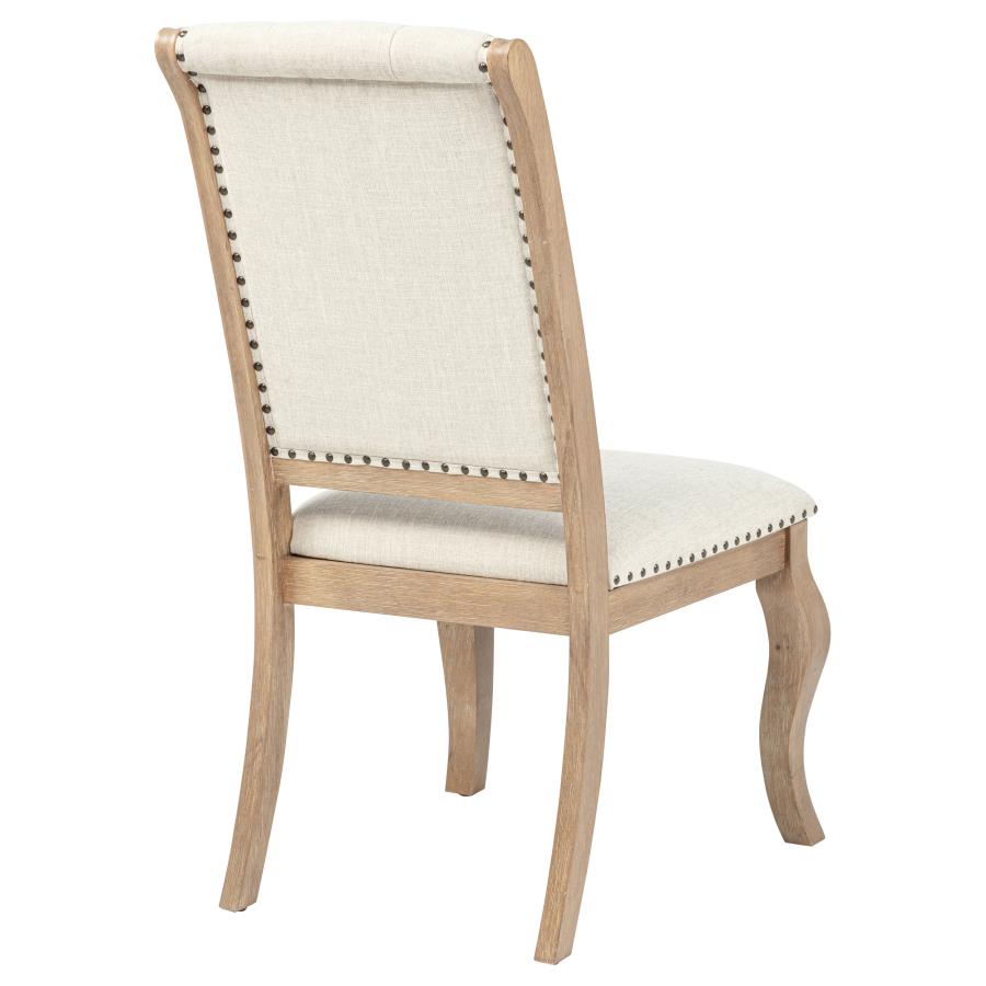 Brockway Upholstered Dining Chair Barley Brown (Set of 2)-9