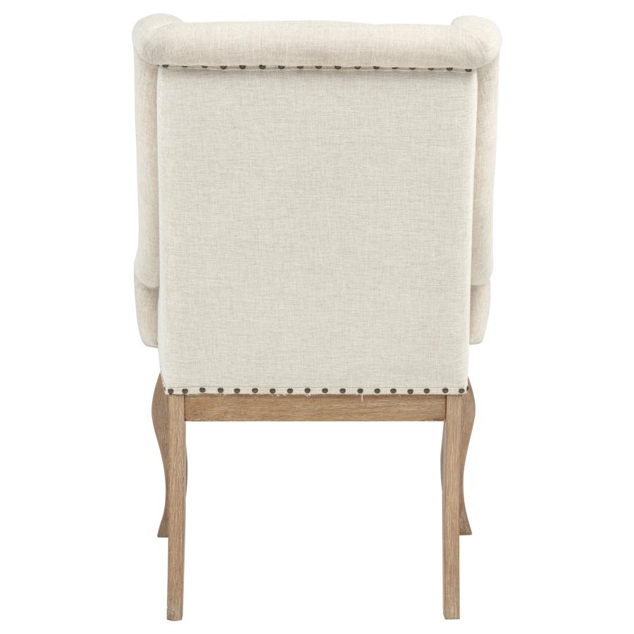 Brockway Upholstered Arm Chair Barley Brown (Set of 2)-zoom-8