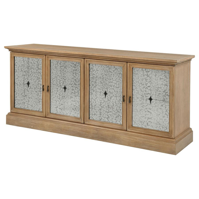 Brockway 4-door Dining Sideboard Buffet Cabinet Barley Brown-zoom-