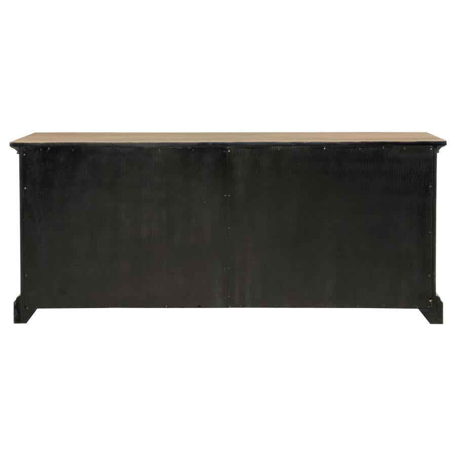 Brockway 4-door Dining Sideboard Buffet Cabinet Barley Brown-zoom-8