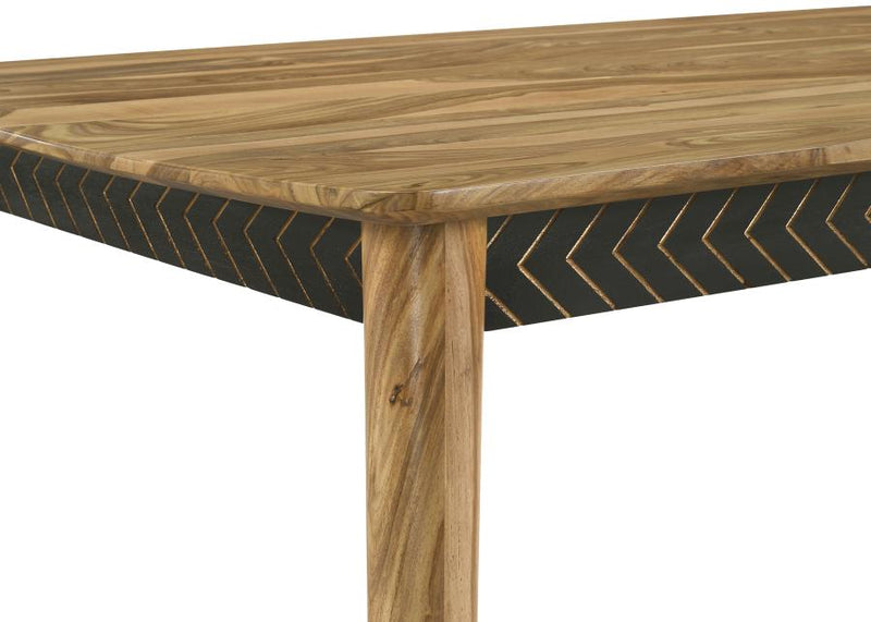 Partridge 5-piece Counter Dining Set Sheesham and Espresso-zoom-