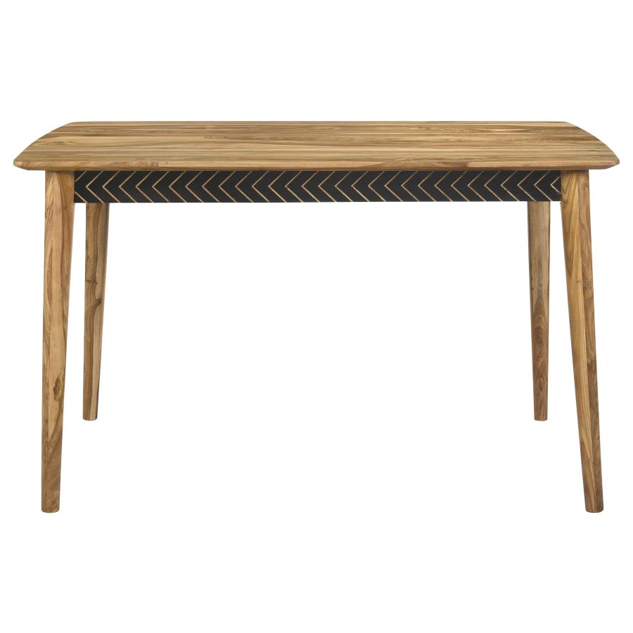 Partridge 7-piece Counter Dining Set Espresso and Camel-4
