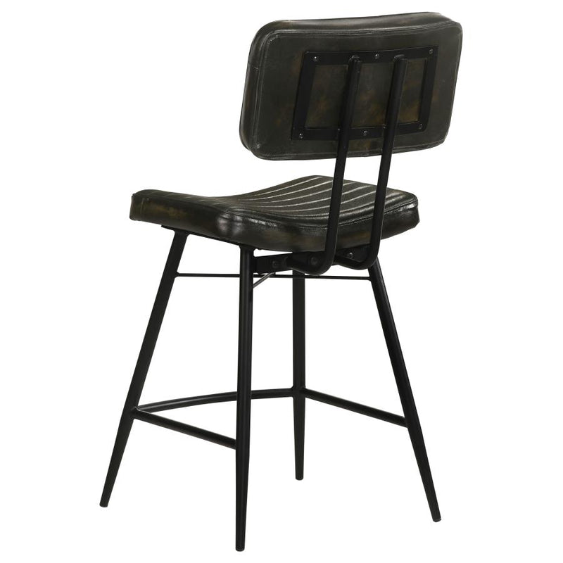 Partridge 7-piece Counter Dining Set Espresso and Camel-zoom-