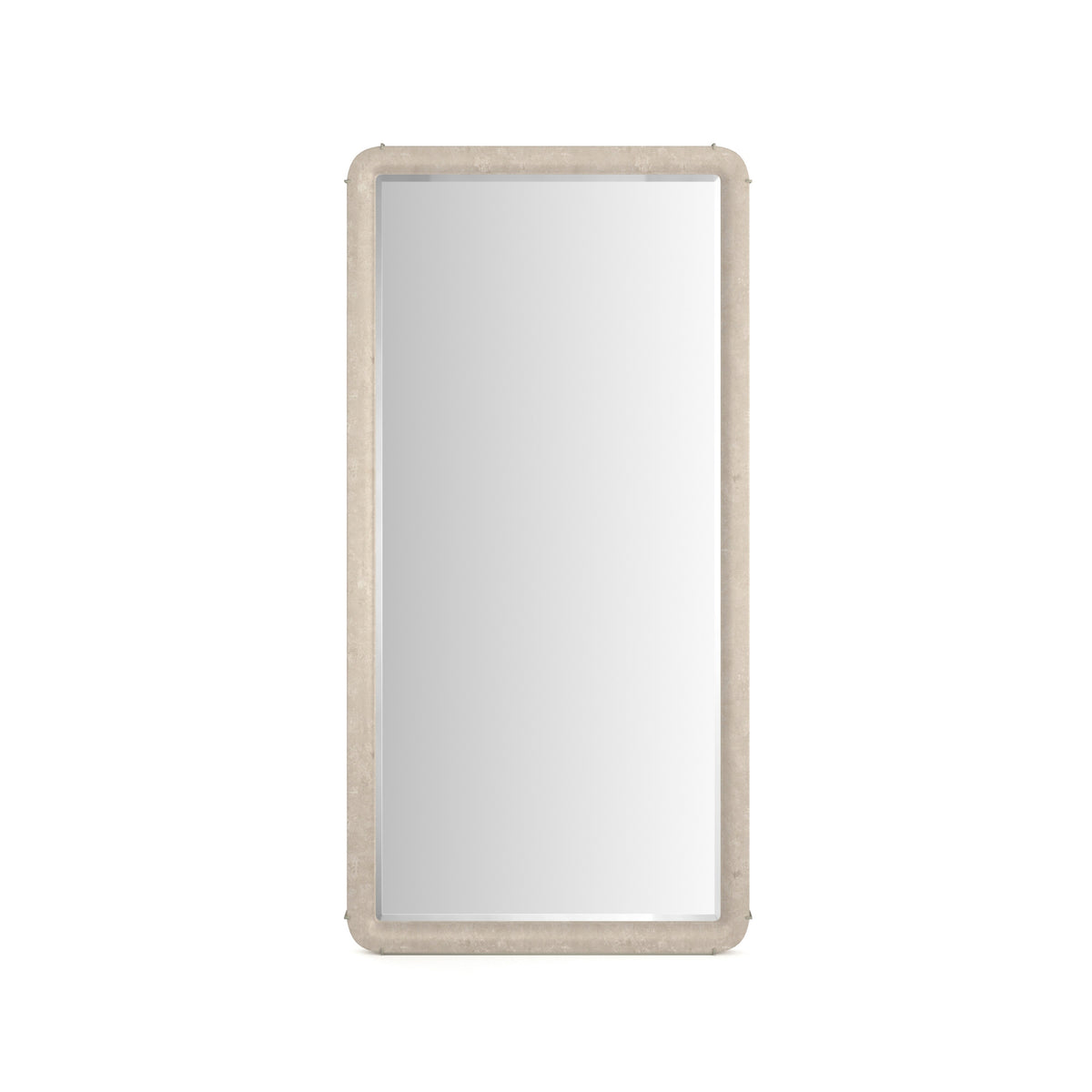 Caracole Salver Floor Mirror – front view – Lusso Furniture Miami