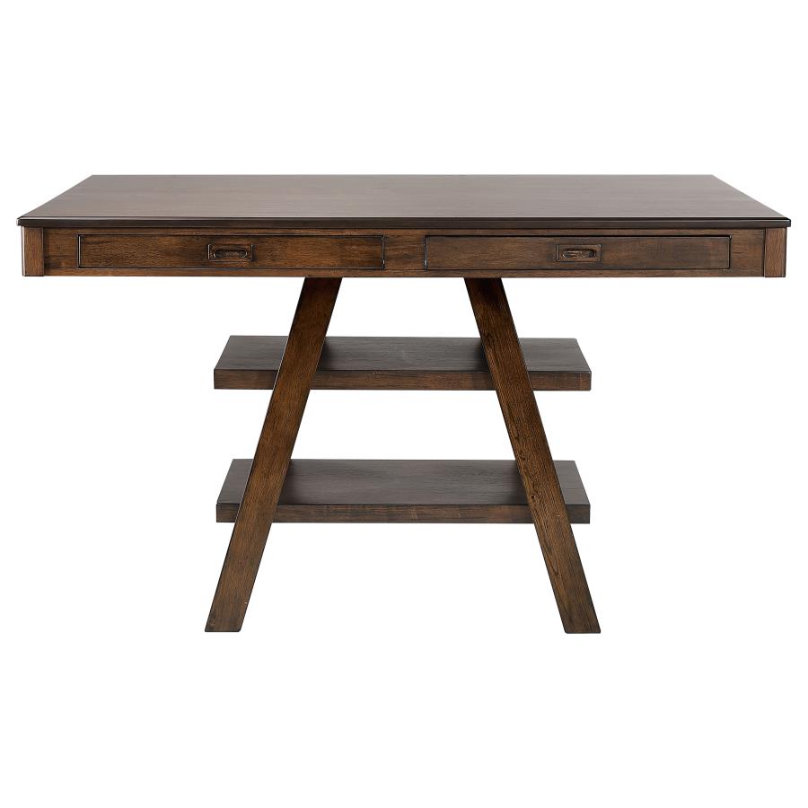 Dewey 5-piece Rectangular Dining Table Set Walnut-zoom-4