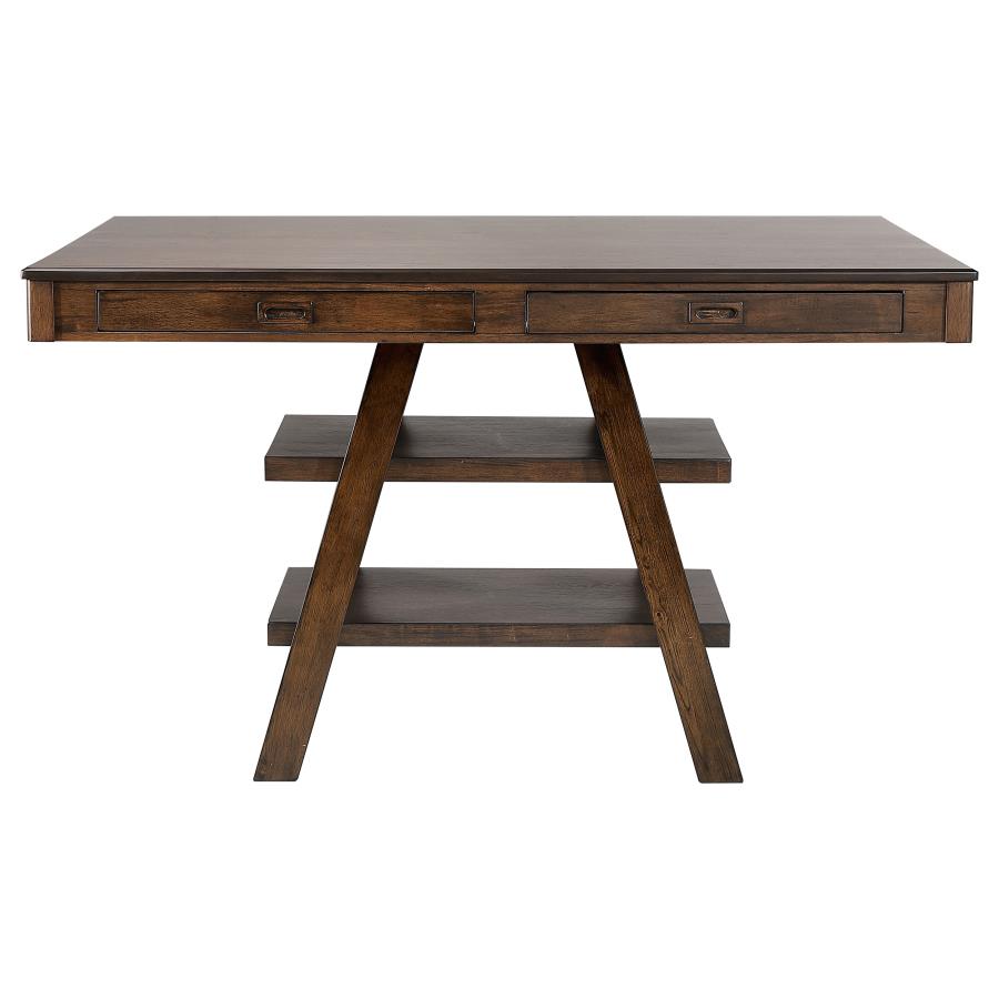 Dewey Rectangular 60-inch Counter Height Dining Table Walnut-3