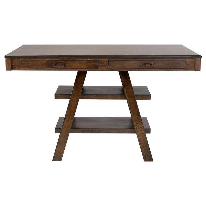 Dewey Rectangular 60-inch Counter Height Dining Table Walnut-zoom-