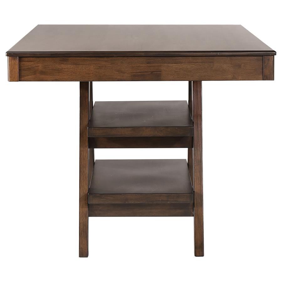 Dewey Rectangular 60-inch Counter Height Dining Table Walnut-5