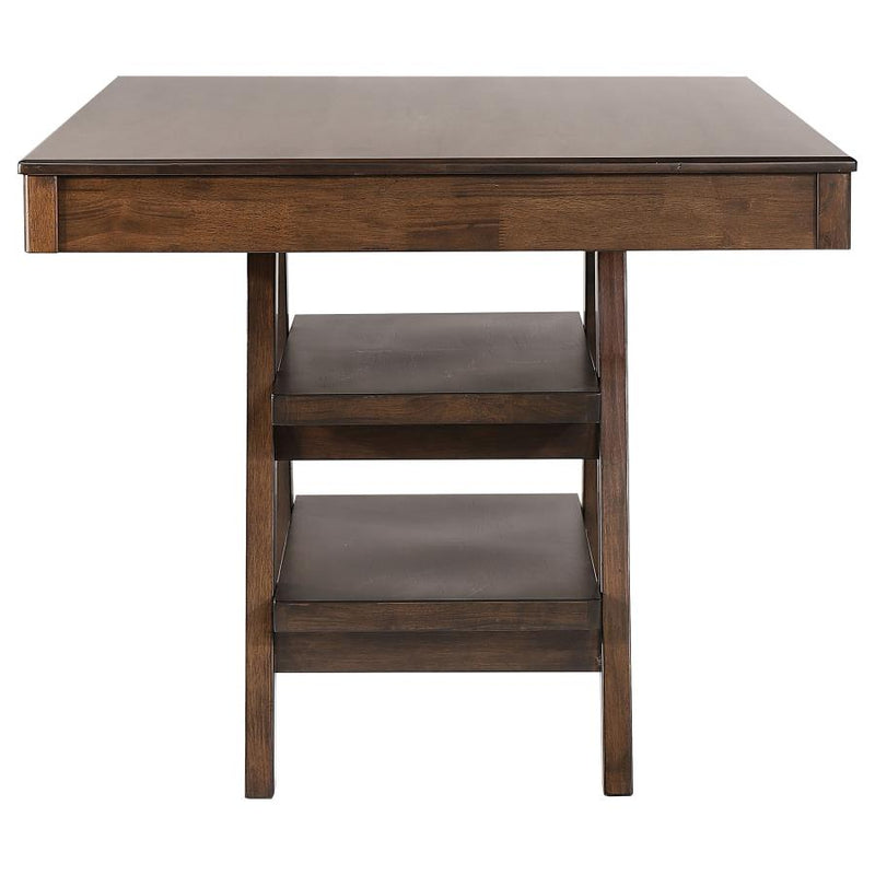 Dewey Rectangular 60-inch Counter Height Dining Table Walnut-zoom-