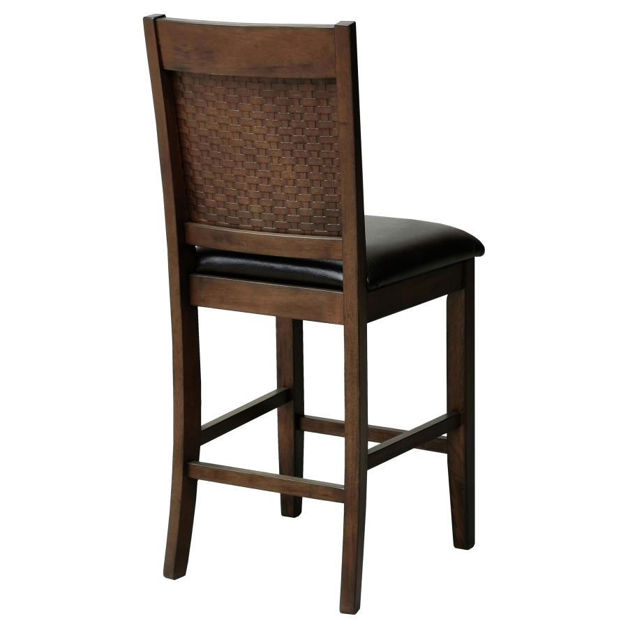 Dewey Upholstered Counter Chair Walnut (Set of 2)-zoom-8