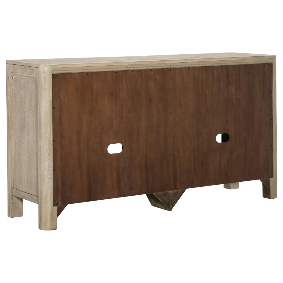 Solano Sliding Door Dining Sideboard Server Weathered Mango-zoom-9