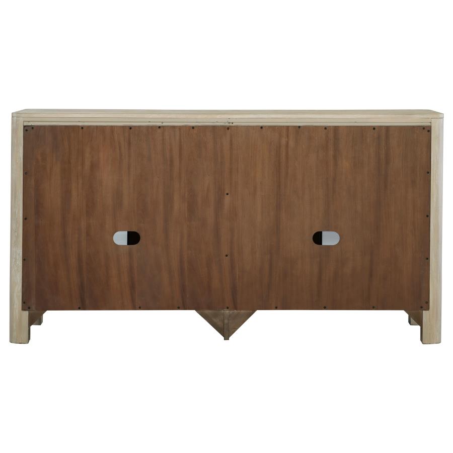 Solano Sliding Door Dining Sideboard Server Weathered Mango-zoom-10