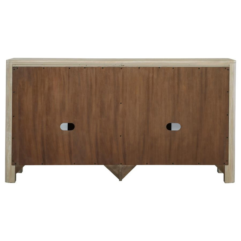 Solano Sliding Door Dining Sideboard Server Weathered Mango-zoom-