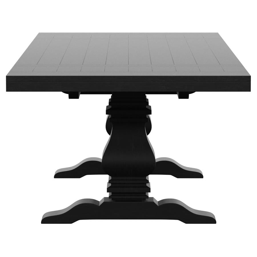 Florence 7-piece 126-inch Extension Dining Table Set Grey-4