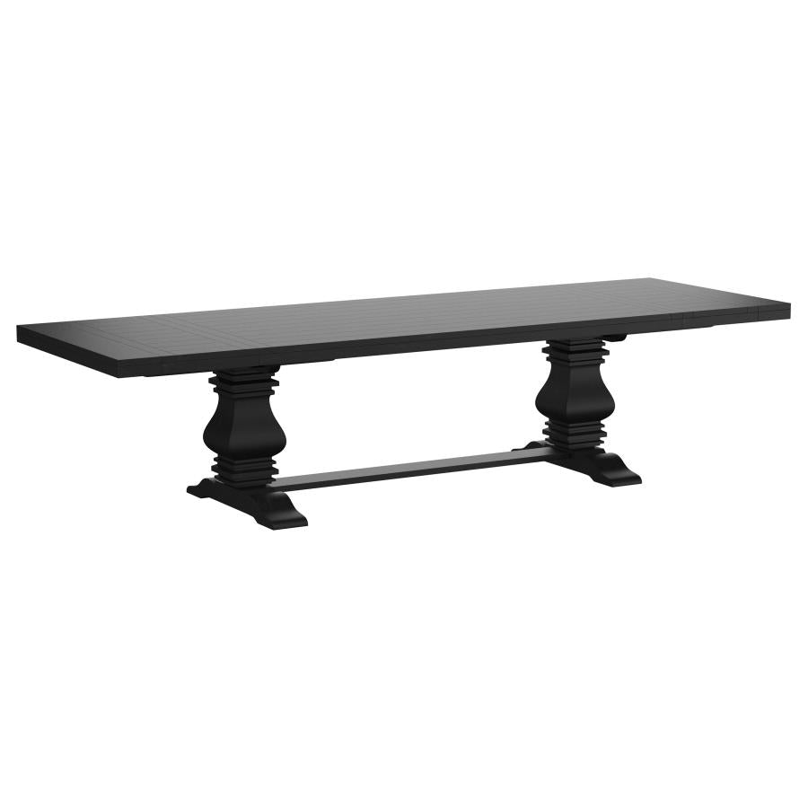 Florence 9-piece 126-inch Extension Dining Table Set Grey-2