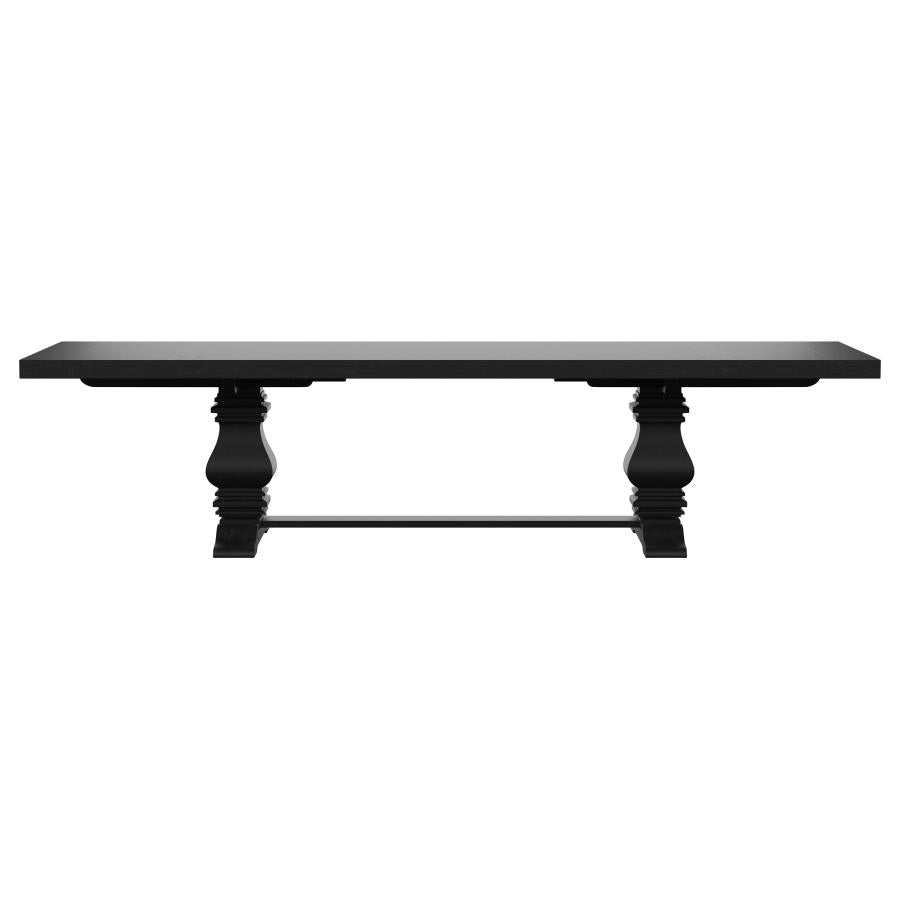 Florence 9-piece 126-inch Extension Dining Table Set Grey-zoom-3