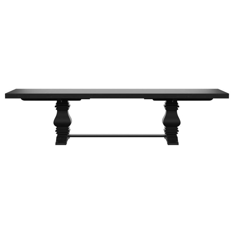 Florence 9-piece 126-inch Extension Dining Table Set Grey-zoom-