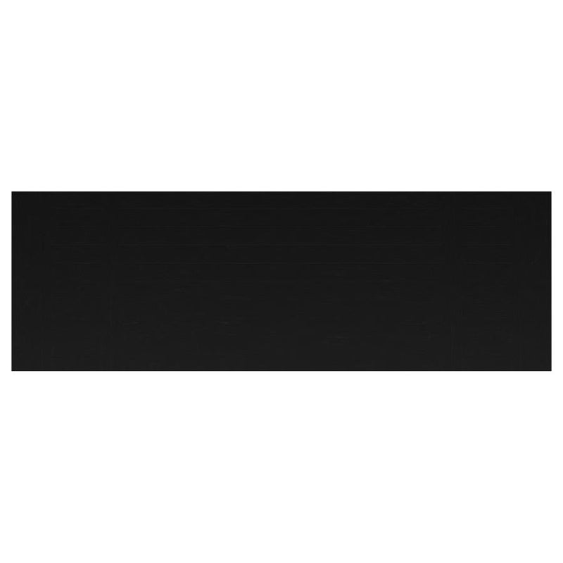Florence 126-inch Extension Dining Table Distressed Black-zoom-