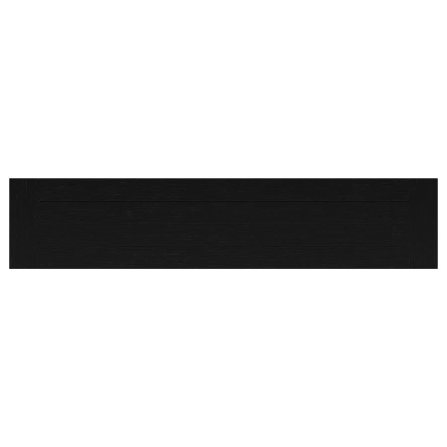 Florence 4-door Dining Sideboard Buffet Distressed Black-zoom-11