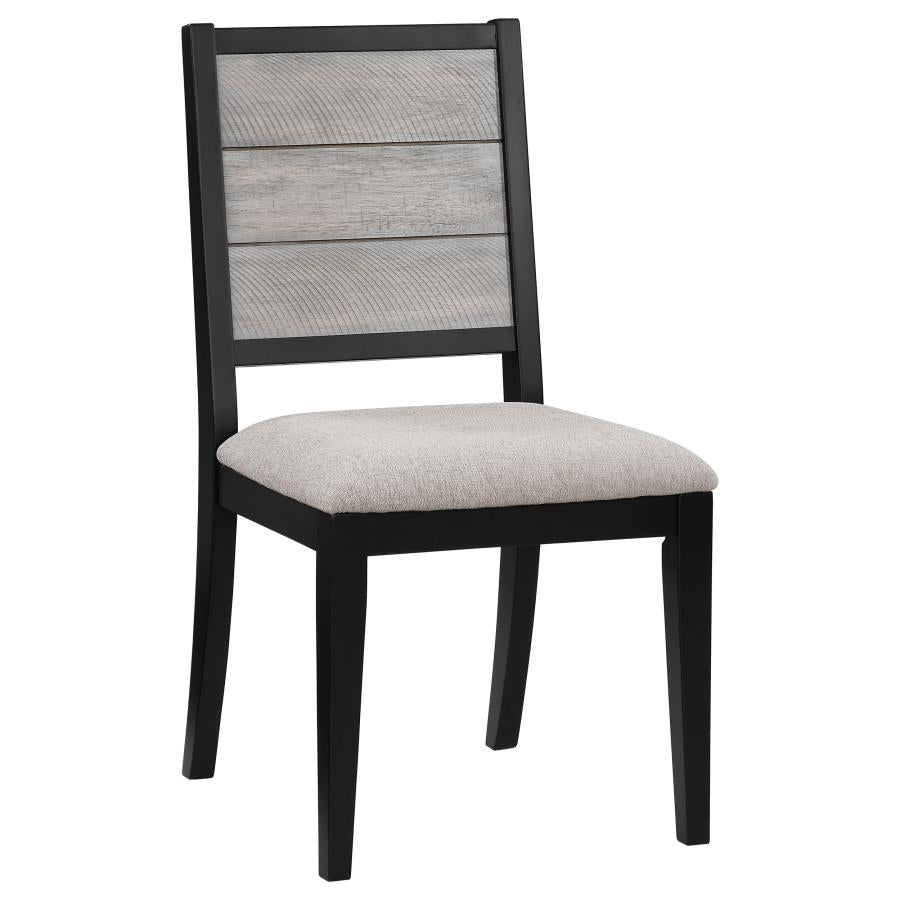 Elodie 5-piece Rectangular Extension Leaf Dining Set Black-zoom-6