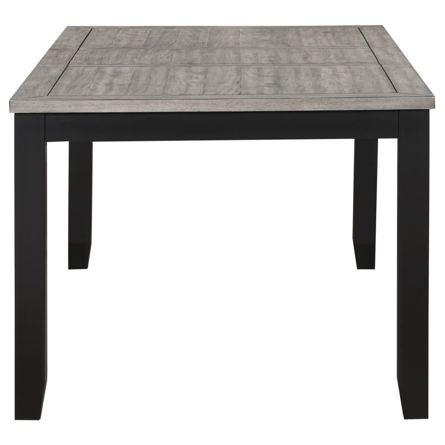 Elodie 7-piece Rectangular Extension Leaf Dining Set Black-zoom-5
